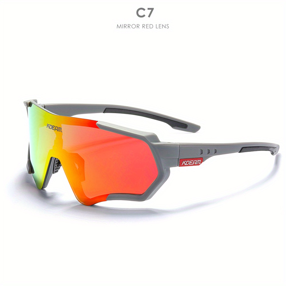 Original Genuine Colorful Polarized Cycling Sunglasses Ultralight Frame  Thick Hd Lens Uv Protection Hiking Mountain Sunglasses Assorted Colors  Available Gift Various, Free Shipping On Items Shipped From Temu