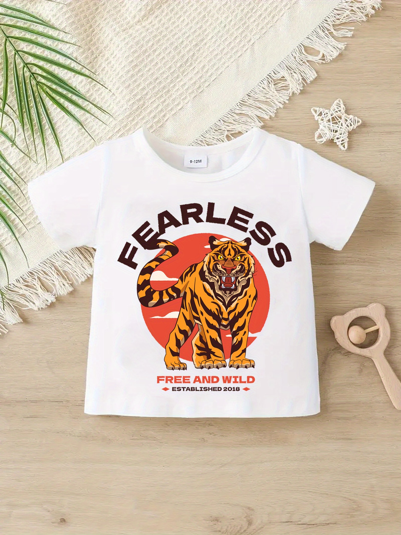 Trendy Tiger 3d Print Boys Creative T-shirt, Casual Lightweight Comfy Short  Sleeve Tee Tops, Kids Clothings For Summer - Temu United Arab Emirates