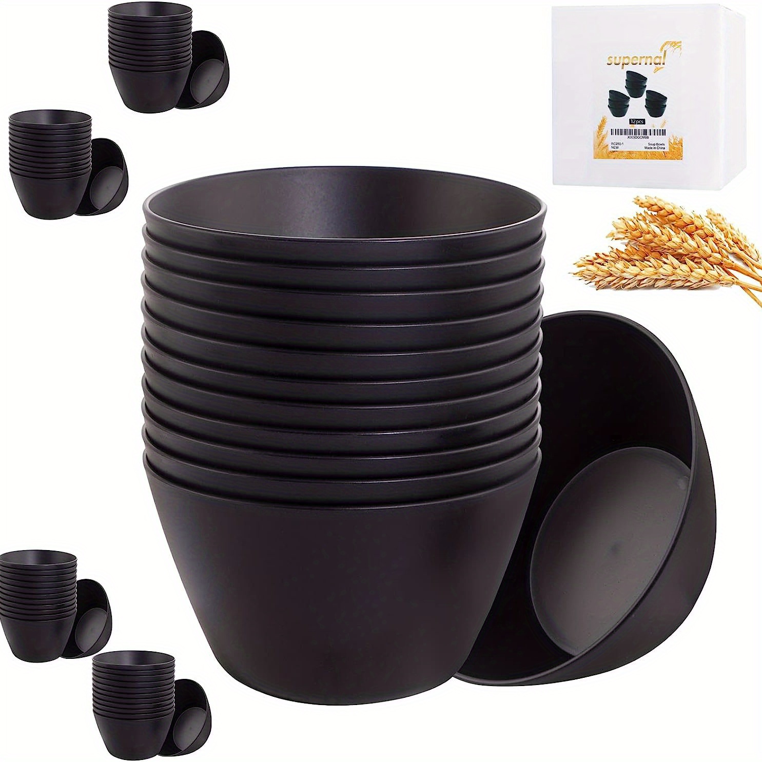 Cereal Bowls unbreakable Wheat Straw Bows Microwave - Temu Philippines