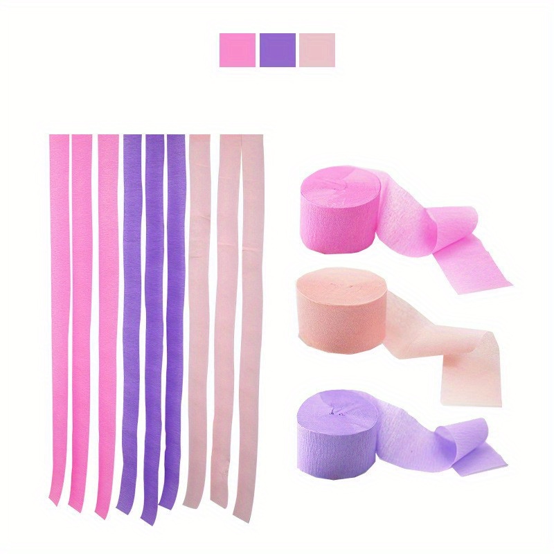 Purple Paper Streamers