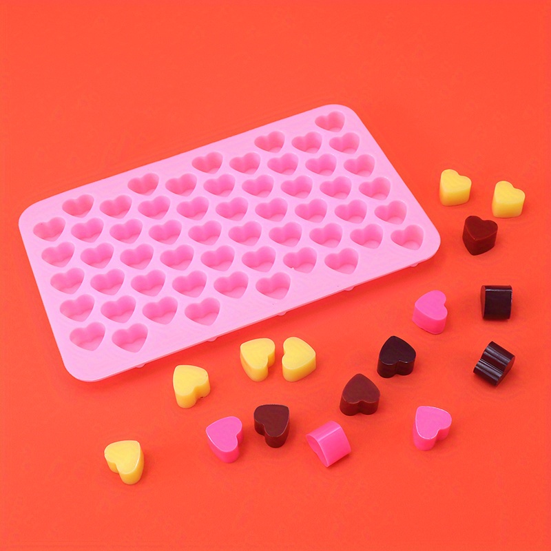 Mini Hearts 55 Cavity Silicone Mould