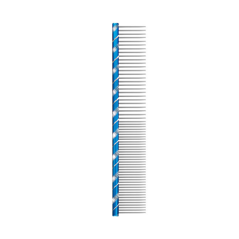 Image of Dog Combs For Grooming, Metal Dog Comb With Rounded Teeth, Stainless Steel Cat Comb For Removing And Knots For Dogs And Cats,7.48in