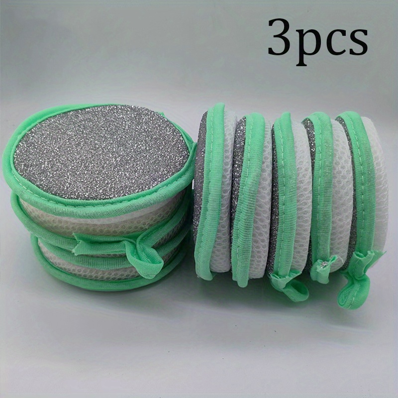 Dropship 5/10pcs; Double Side Dishwashing Sponge Pan Pot Dish Wash
