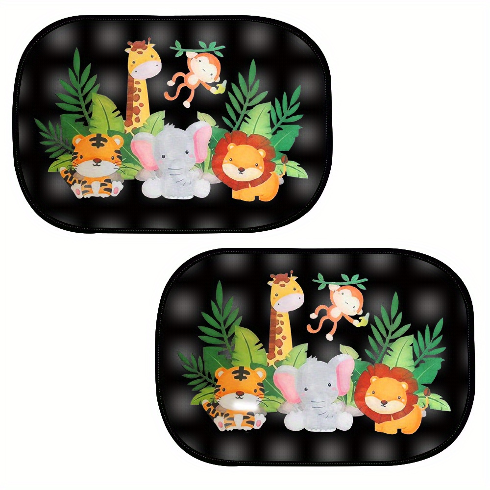 Drado 2pcs Sunshade, Foldable And Portable, Static Cling , Side Window Sunshade, Blocks And , 19.6inch X 12.2inch Parking Use
