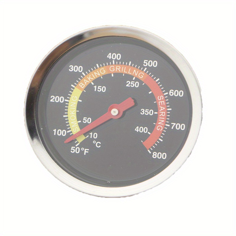 Stainless Steel Bbq Smoker Grill Thermometer Temperature Gauge 50-800  Degrees Fahrenheit 10-400 Degrees Celsius - Temu