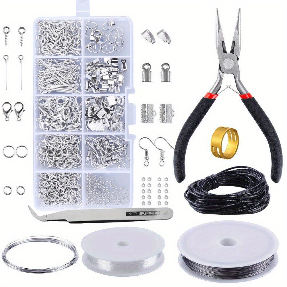 Jewelry Making Tools Kit Includes Pliers for Repairing Jewelry and Beading