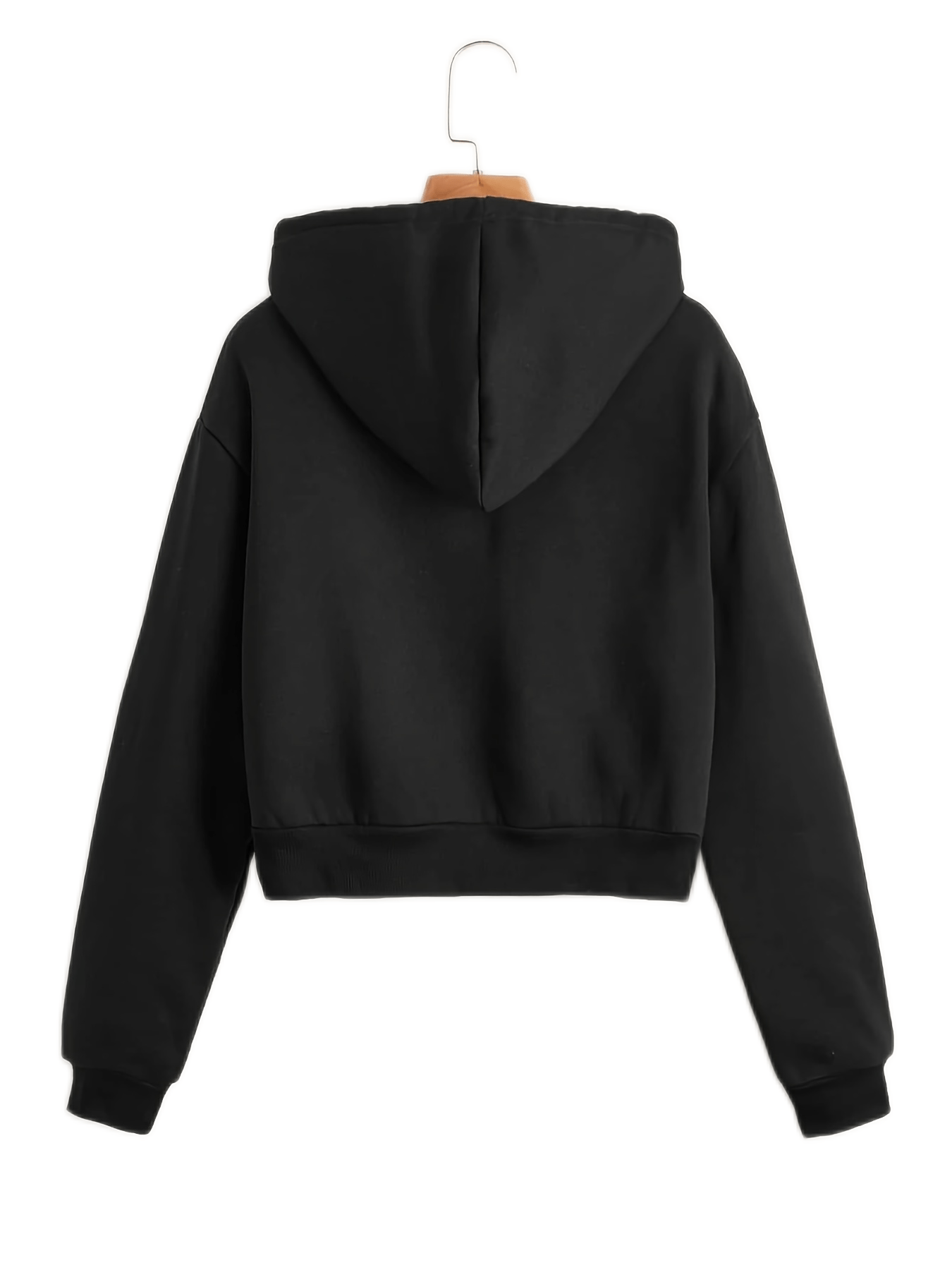 Solid Drawstring Hoodies, Casual Long Sleeve Versatile Sweatshirt, Women's Clothing