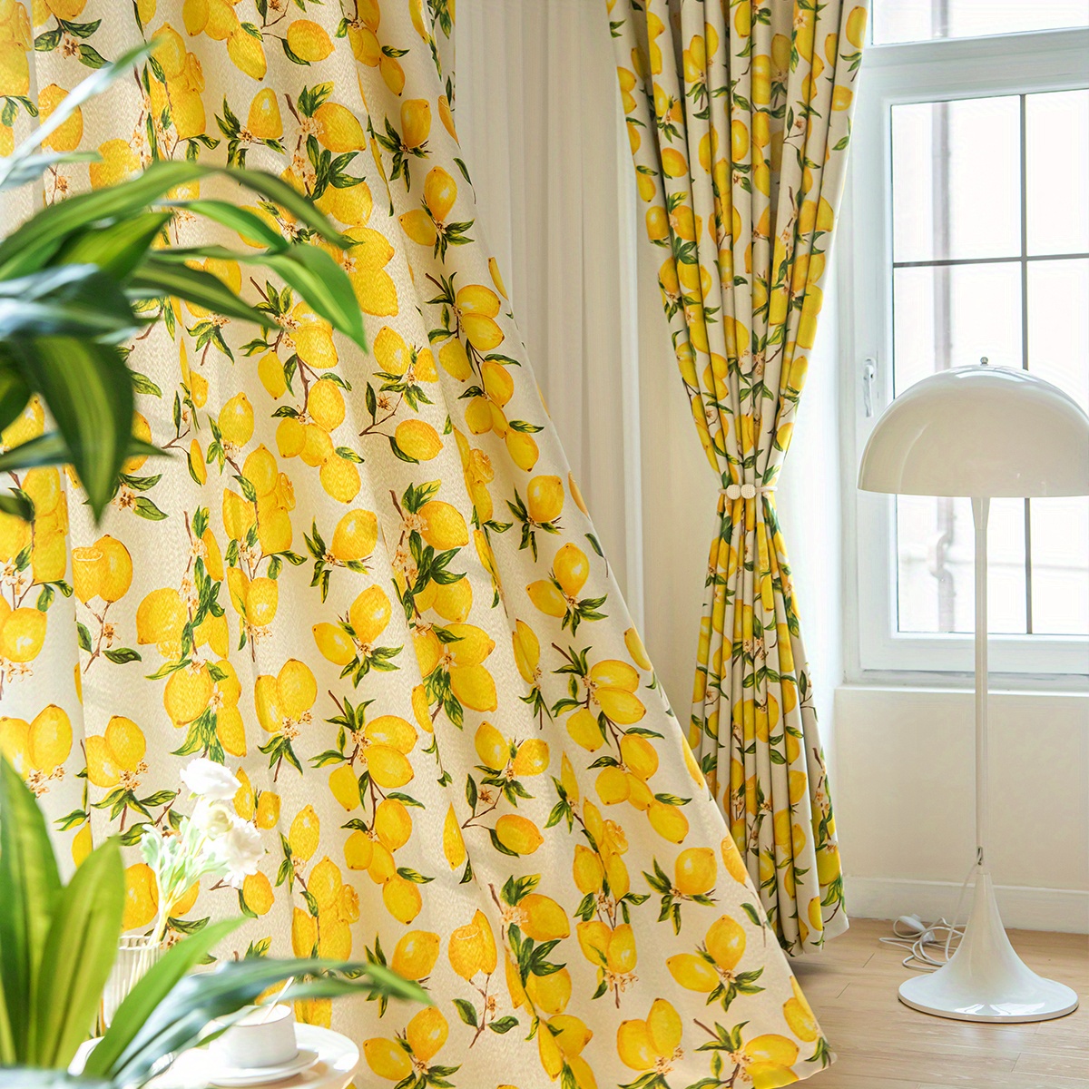 1pc Blackout Lemon Living Room Bedroom Study Balcony Curtain