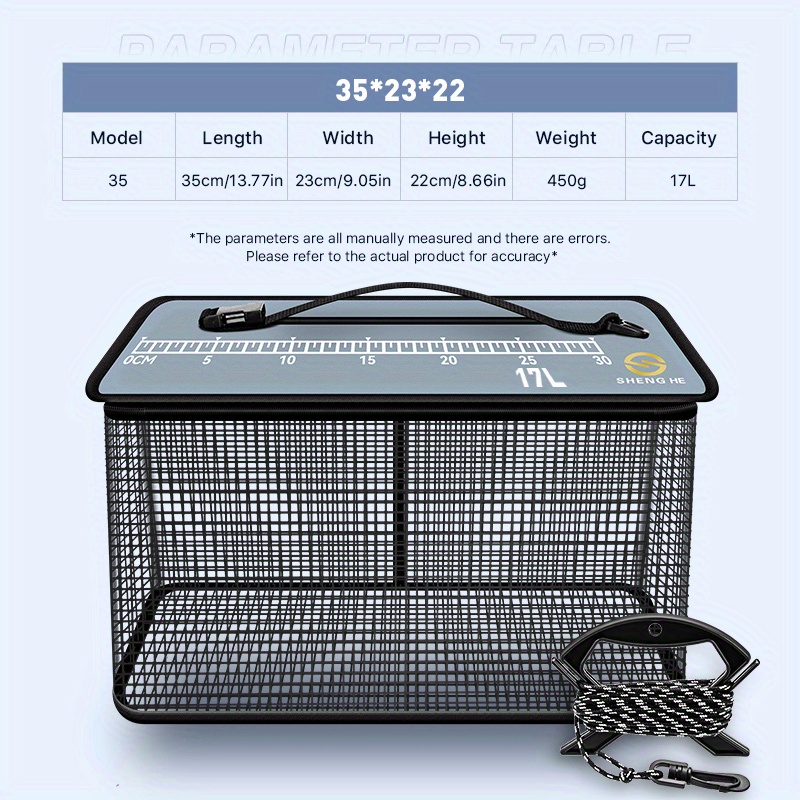 Reusable Fishing Cage: Portable Durable And Easy To Use - Temu