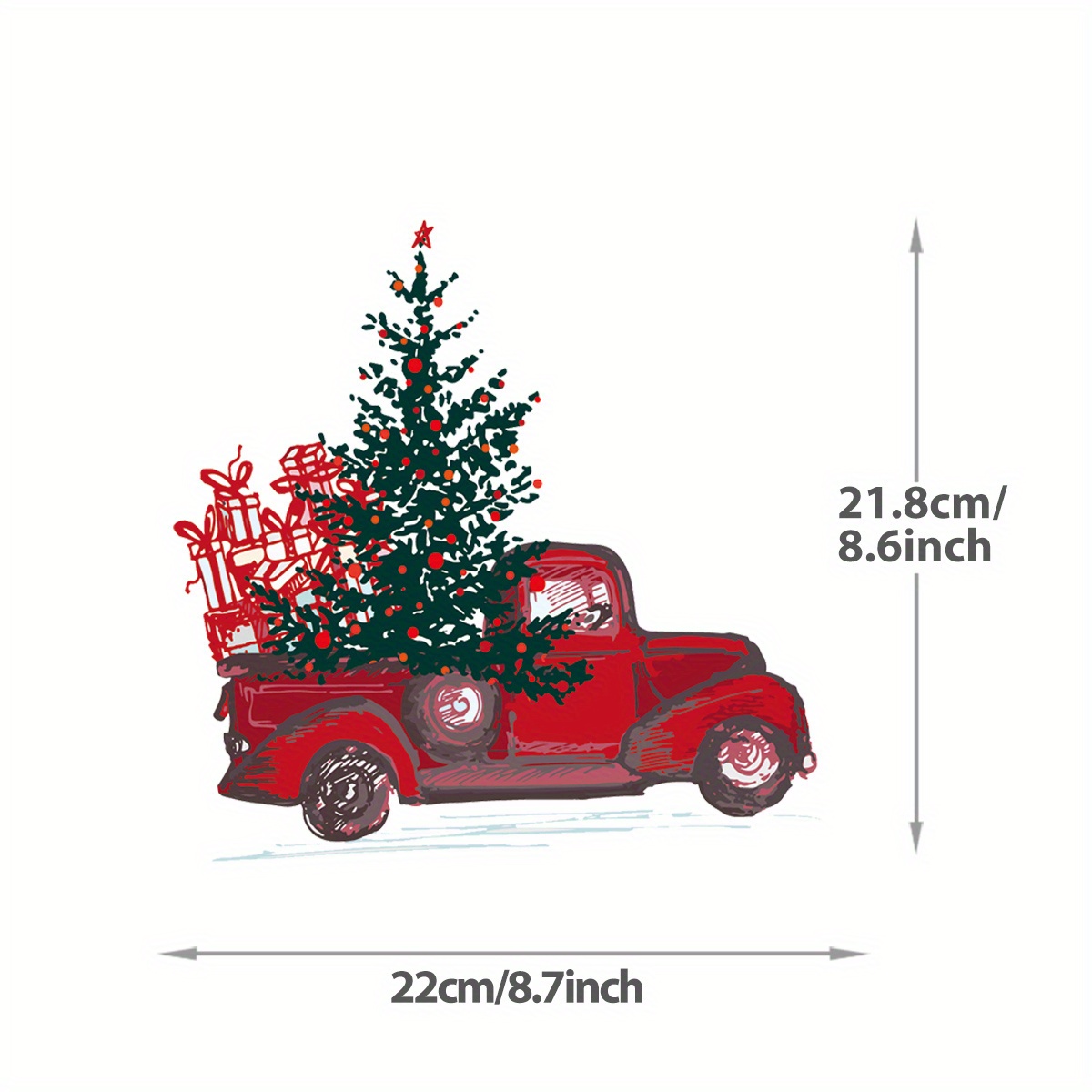 1/6 Stück Frohe Weihnachten Auto Baum Wärmeübertragung - Temu Germany