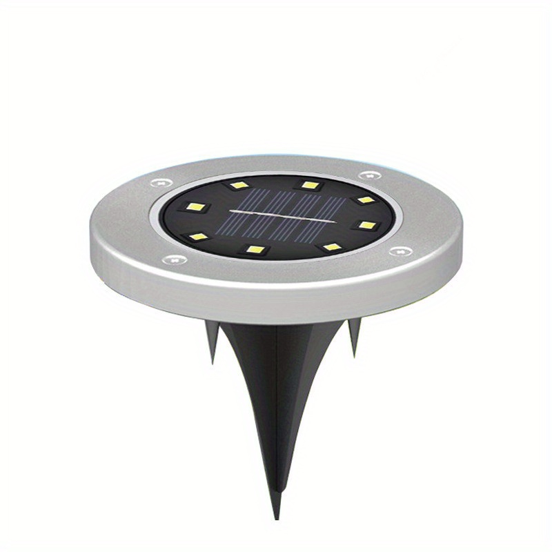 Luces solares de tierra 8 paquetes de 12 luces LED solares de jardín para  exteriores impermeables brillantes luces de disco solares para camino –  Yaxa Store