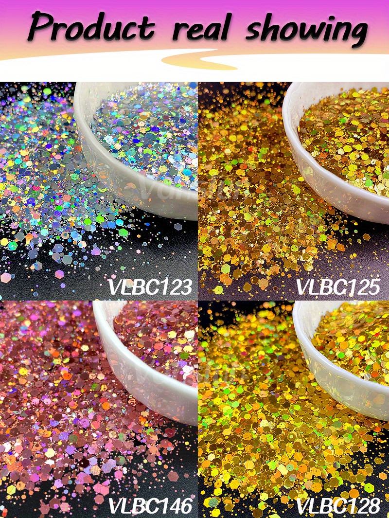 Holographic Glitter /bag Laser Glitter For Boxes Toy Slime Gliter Jom  Glitter Tumbler Glitter Craft Handmade Glitter Arts Glitter Resin Glitter  Gel Glitter Printing Painting Glitter - Temu