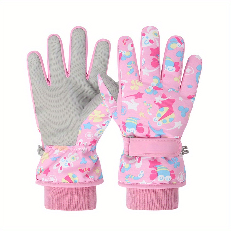 Childrens Skiing Gloves For Autumn And Winter Warm Keeping Gloves
