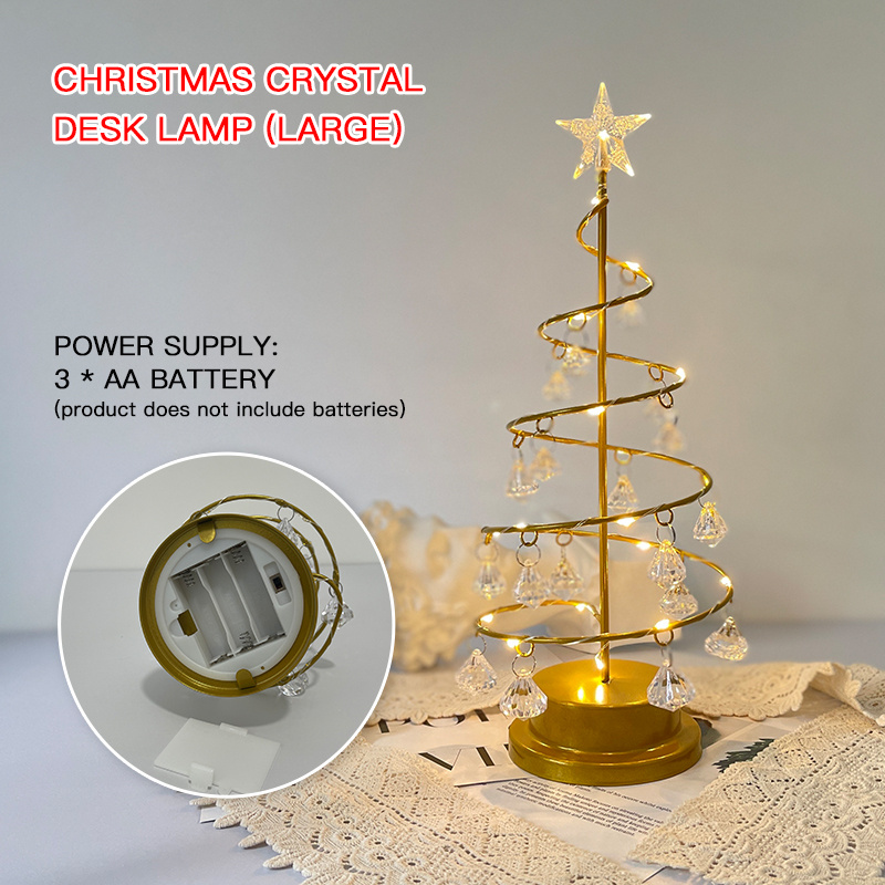 1pc christmas crystal decorative lights for indoor outdoor major merchant super hotel bar table lights decorative lights bedroom decorative lights holiday atmosphere decorative lights battery not included details 2