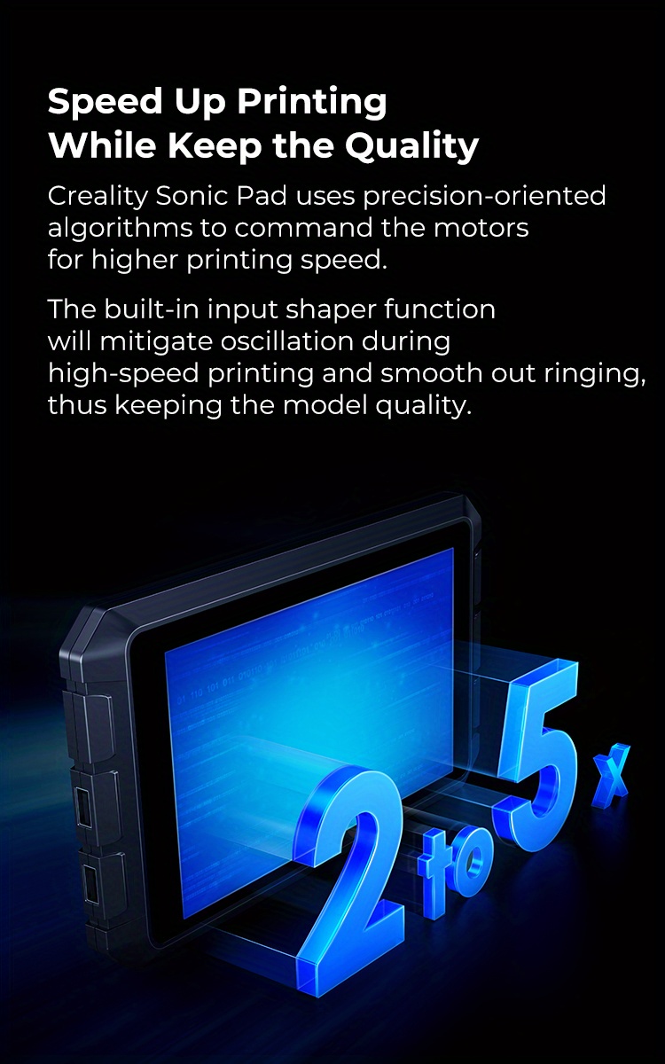 New Creality Sonic Pad Original 7 Inch Model Preview Integrated Control  Programmable Macros OTA &USB Upgrade for FDM 3D Printer