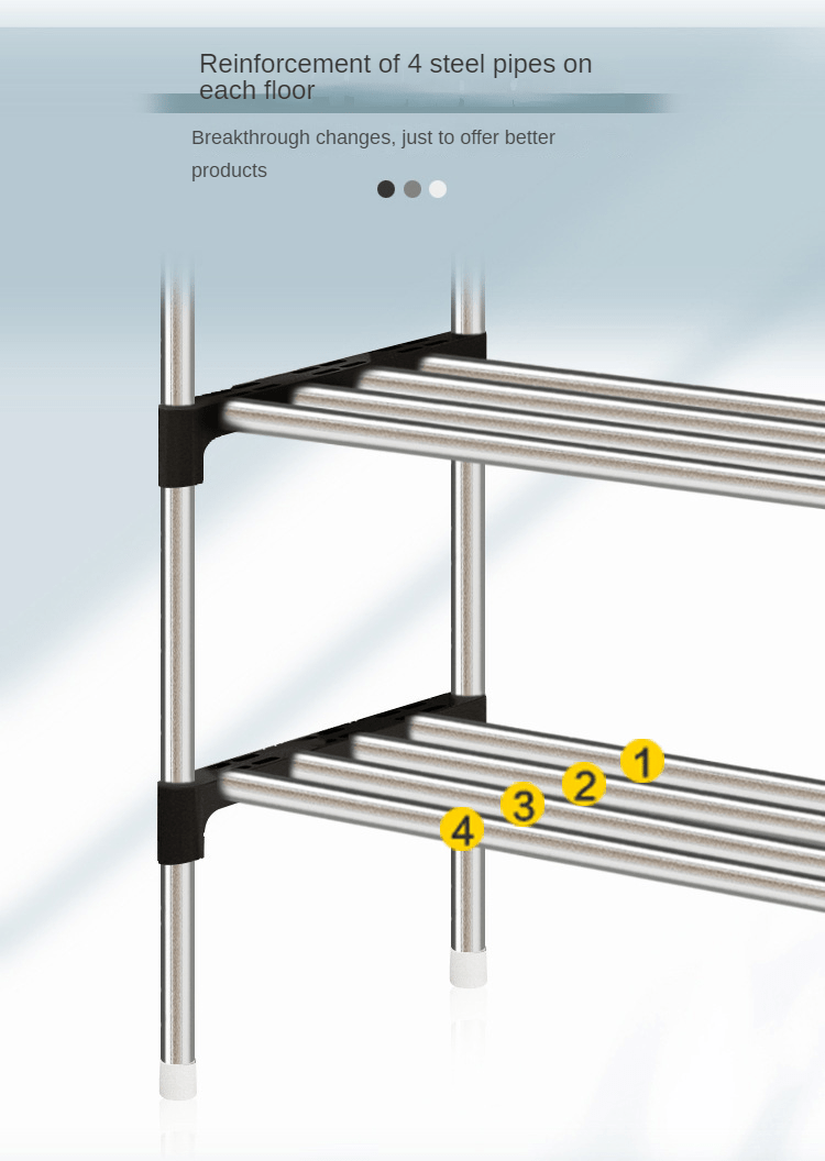 1pc Scaffale Scarpe A Strati Facile Montare Economico - Temu Italy