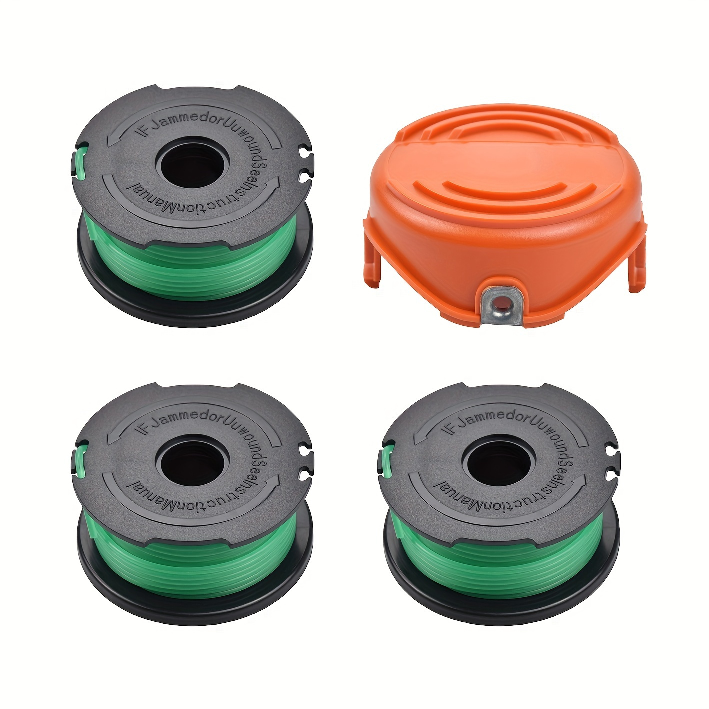 String Trimmer Spool Line Compatible With Black And Decker Sf-080-bkp Gh3000  Lst540 Gh3000r Lst540b Eater Auto Feed Single Line With 90583594 Covers  Parts - Temu