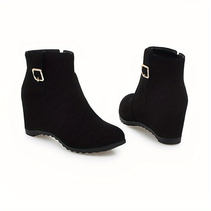 lotus wedge ankle boots