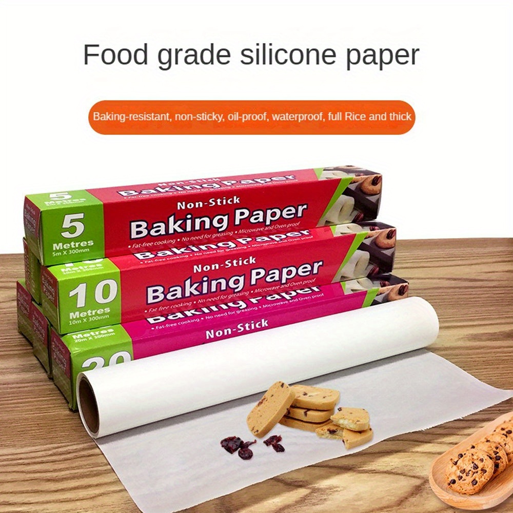 Thickened Baking Paper With Serrations, Silicone Oil Paper, Parchment Paper  For Air Fryers, High Temperature Resistant, Oven, Barbecue, Household Use,  Non Greasy Paper, Available - Temu