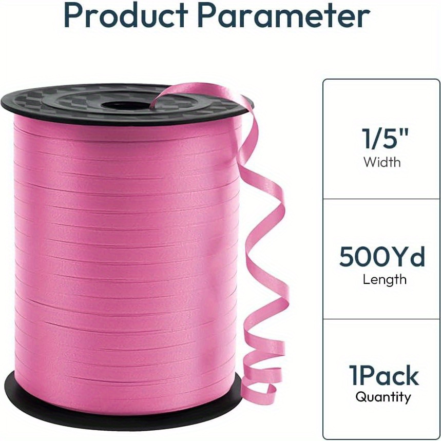 NASTRO REGALO ROSA 5 MM X 500 METRI PER PALLONCINI nastrino