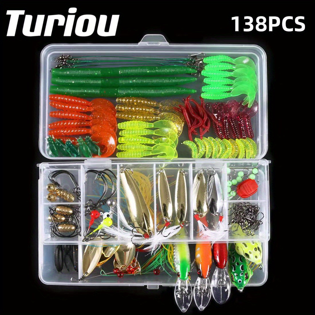 10pcs/box Fishing Lure Set, Minnow, VIB Lure, Long Casting Hard Bait,  Fishing Accessories