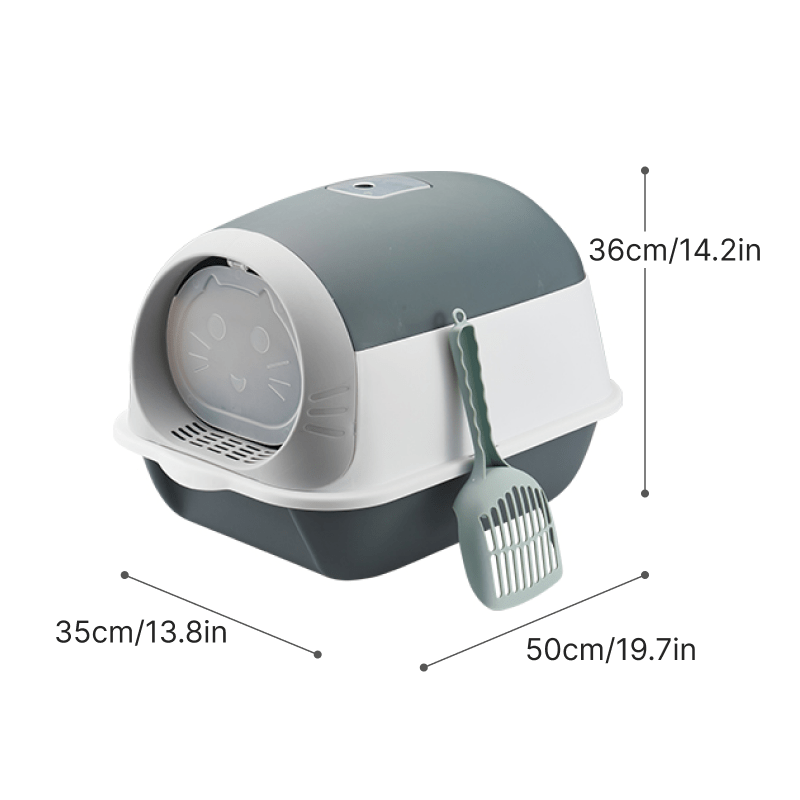 The Ultimate Cat Litter Box Enclosed, Antisplash, Detachable & More