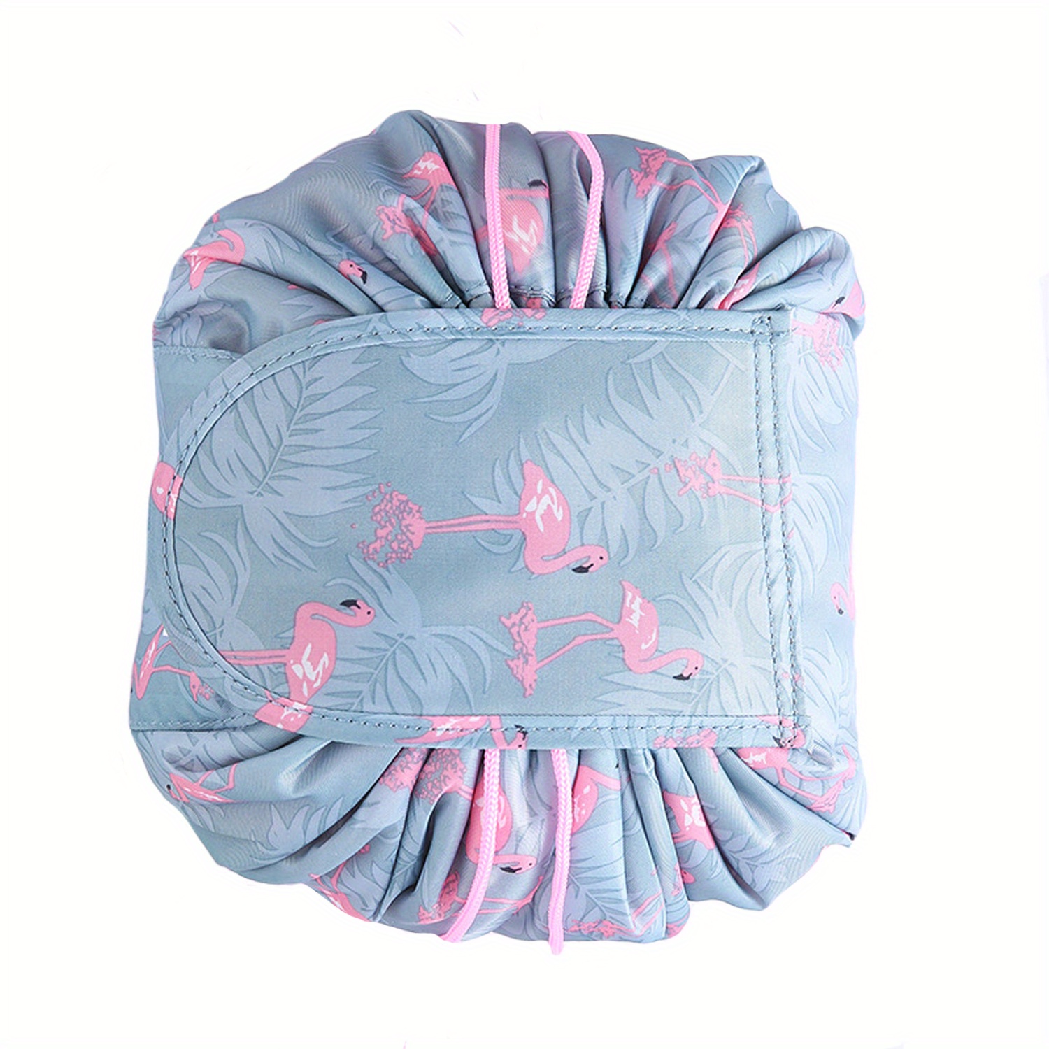 Flamingo Drawstring Makeup Bag