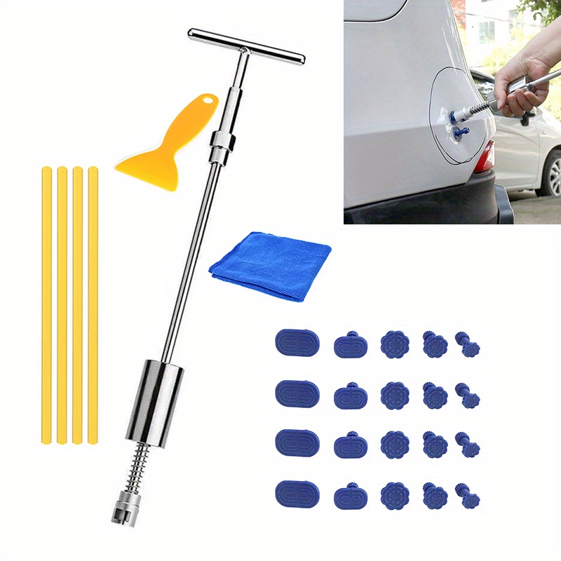 Effortlessly Remove Car Dents Comprehensive Repair Tool Kit! Temu New