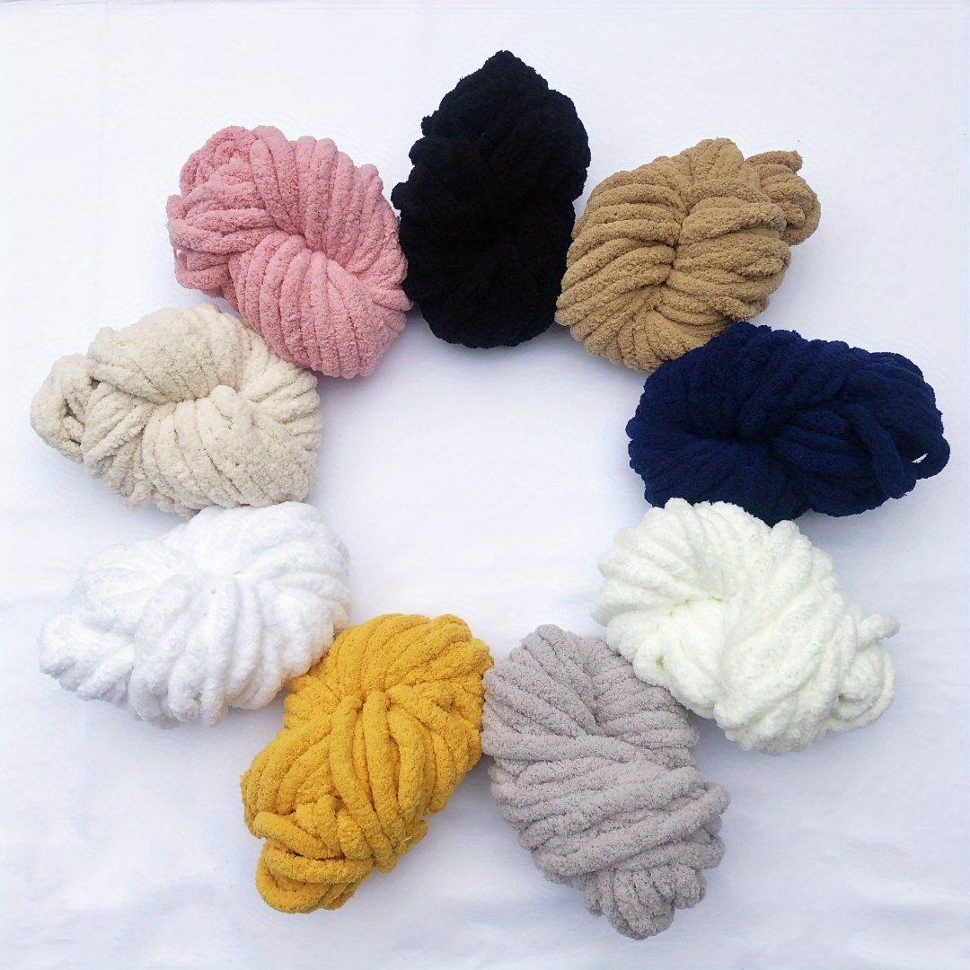 1ball Hand woven Thick Chenille Yarn Blanket Soft Thick - Temu