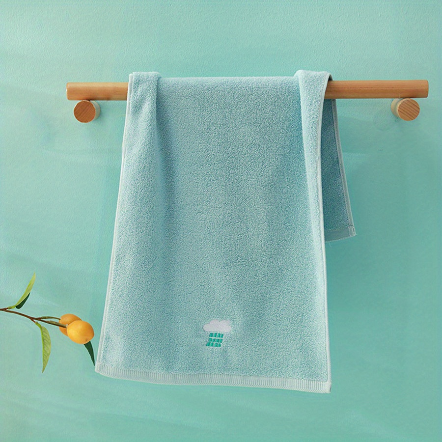 Cartoon Weather Embroidered Hand Towel Soft Skin-friendly Face Towel