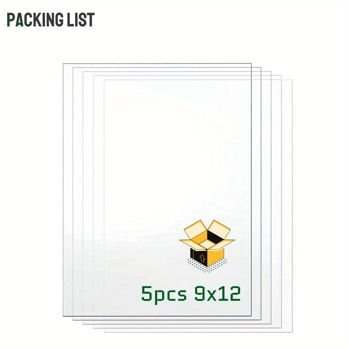 Value Pack 50pcs 4x6x0.04 Feuilles de PET Panneaux en - Temu Belgium