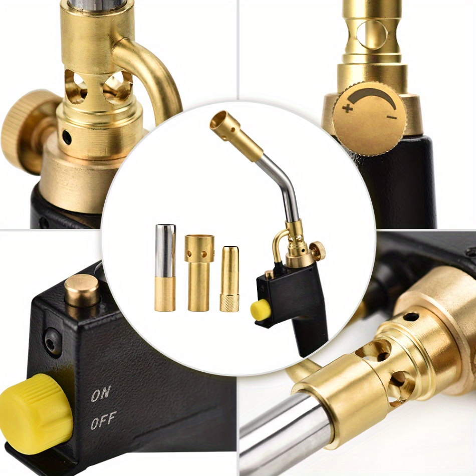 Mapp Gas Torch Head Portable Oxygen Free Welding Torch Head Temu