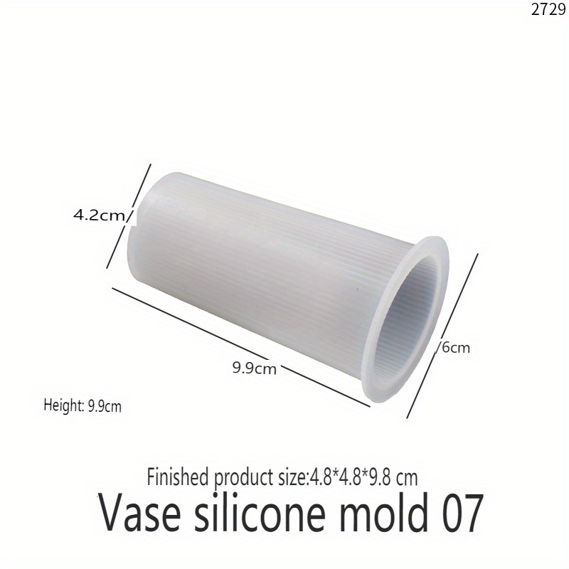 3 Stampi In Silicone Per Resina - Vasi, Portapenne, Decorazioni, Fai-Da-Te - Foto 7