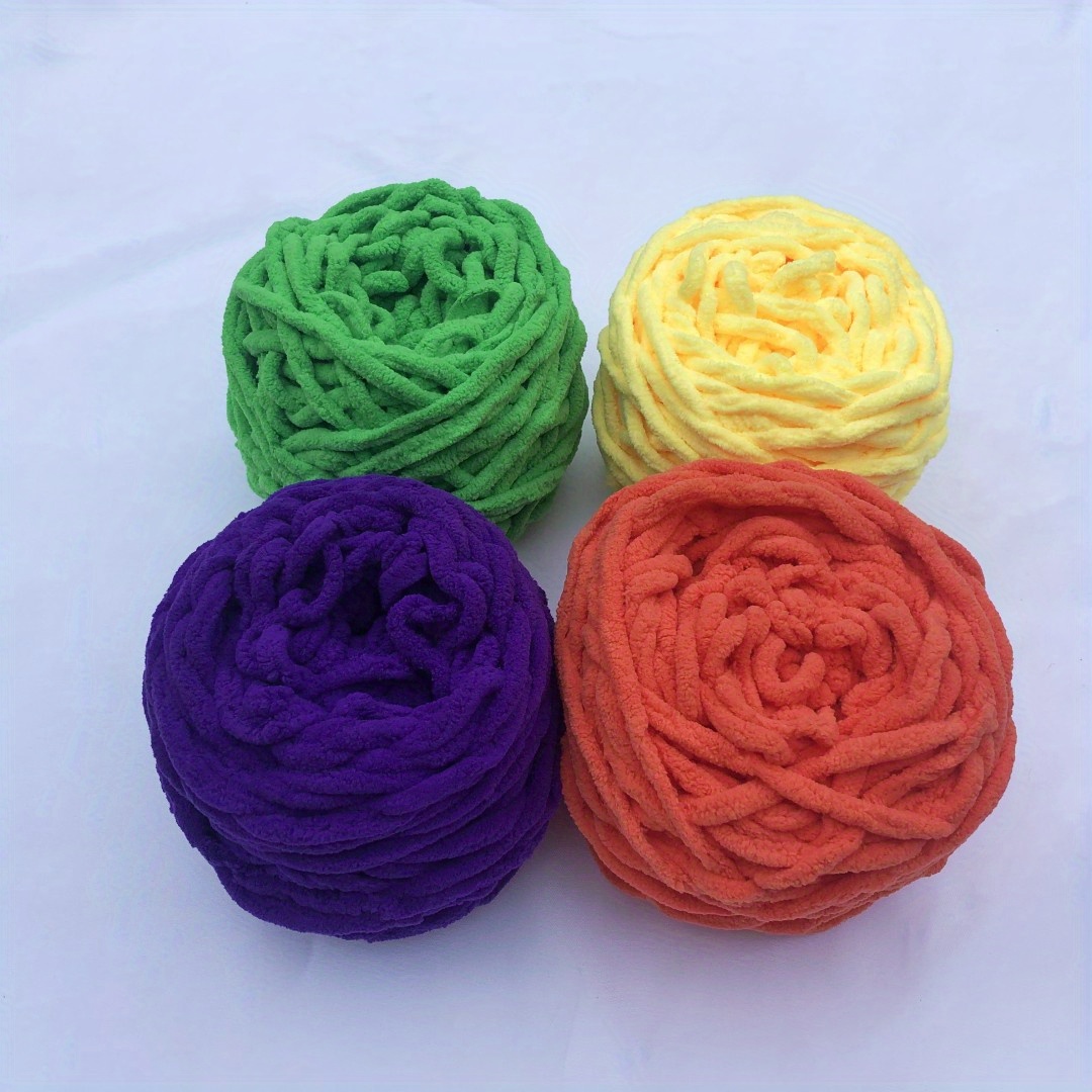 1pc 50g Hand Knit Wool Yarn Diy Iced Yarn Baby Yarn For Knitting Scarf,  Doll, Bag, Thick Line Hook Shoes