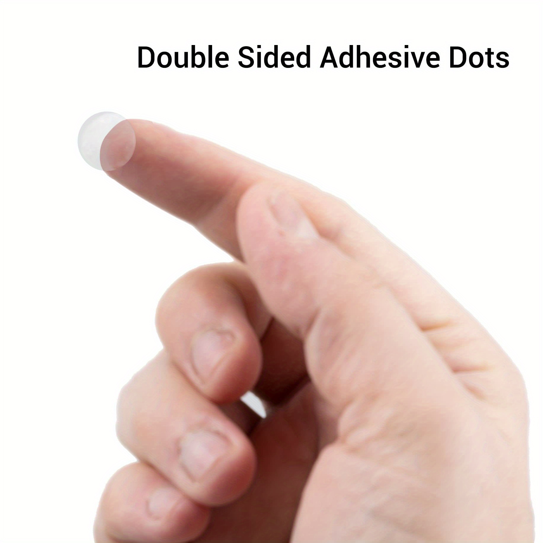 Double sided Adhesive Tape Dots Clear /0.5” Round Stickers - Temu
