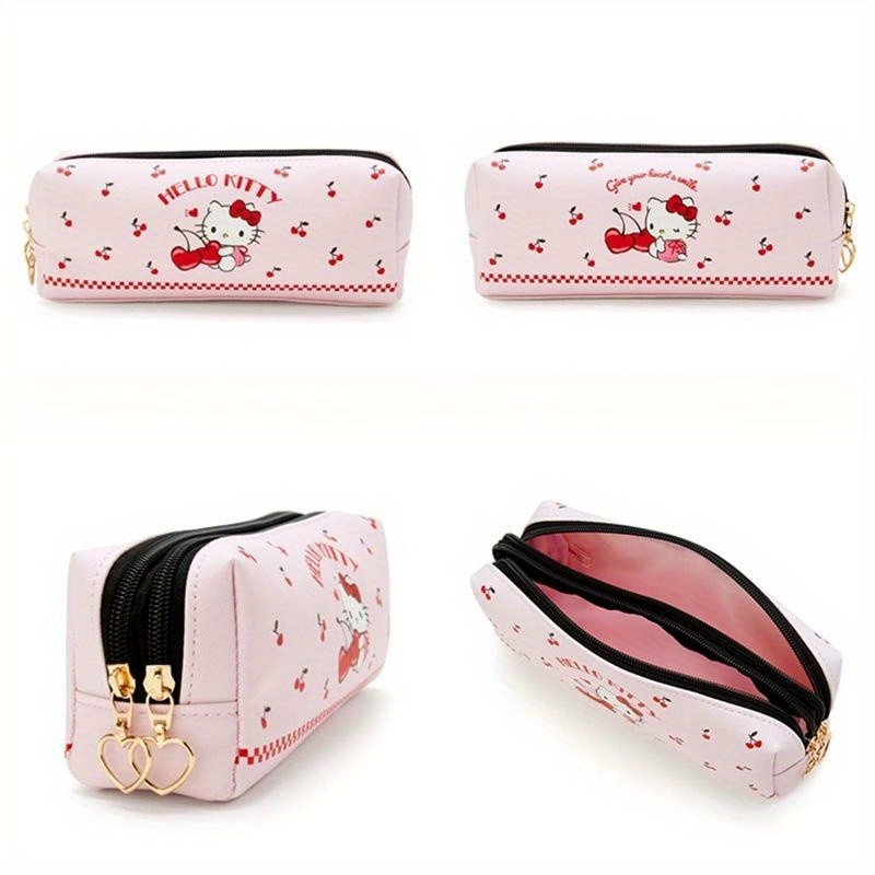 Hello Kitty Make Up Bag Fabric Storage Pouch Coin Purse Cosmetics