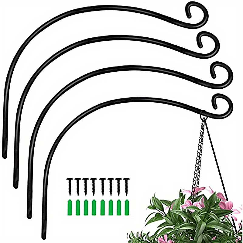 Plant Hanger Hanging Plant Hook Outdoor Fence Hooks Forged - Temu Germany