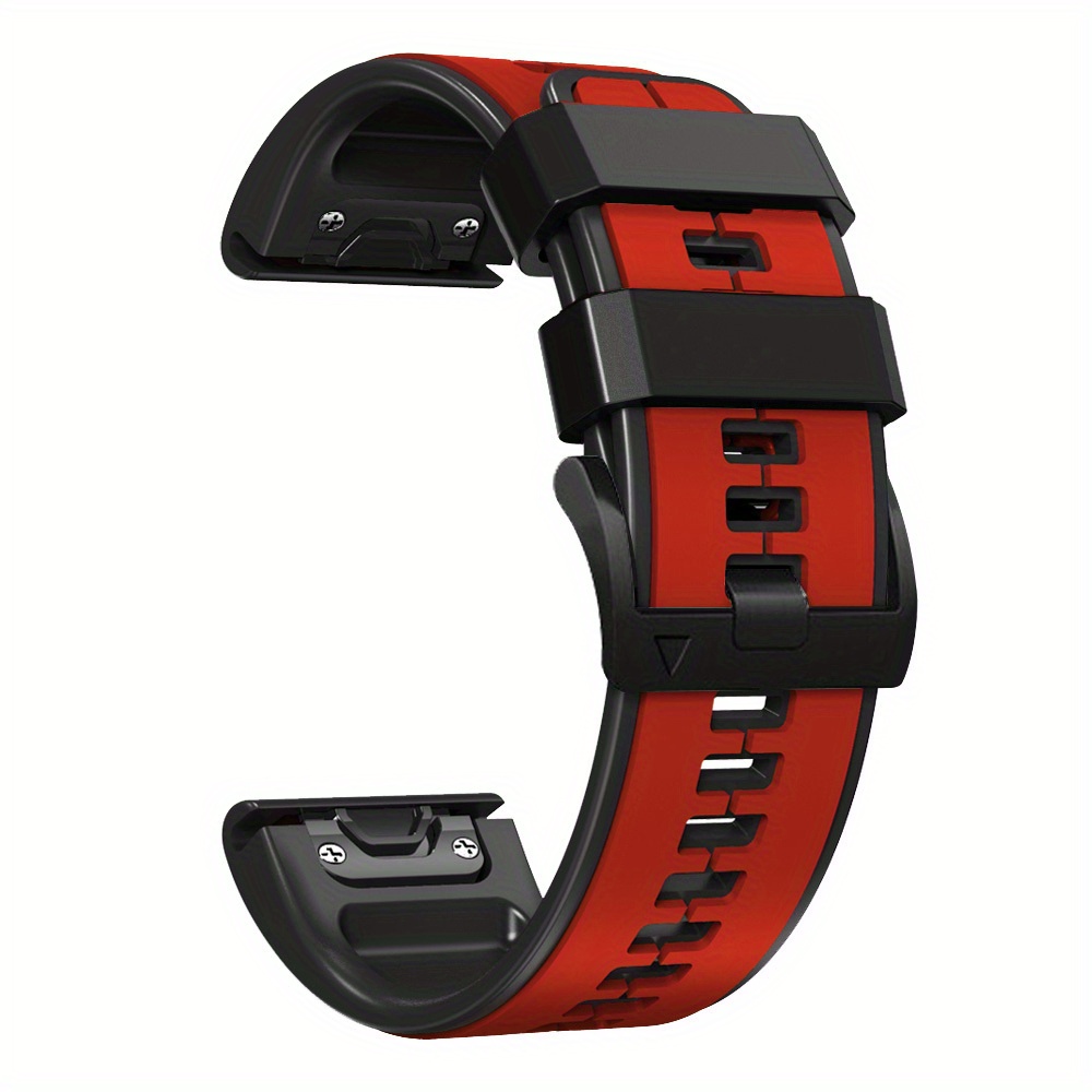 BNEGUV 22mm 26mm Watch Strap For Garmin Epix Gen 2 Fenix 7X 5 6 5X 6X  Tactix 7 Pro 3 HR 935 Silicone Smart Wrist Bracelet Accessories