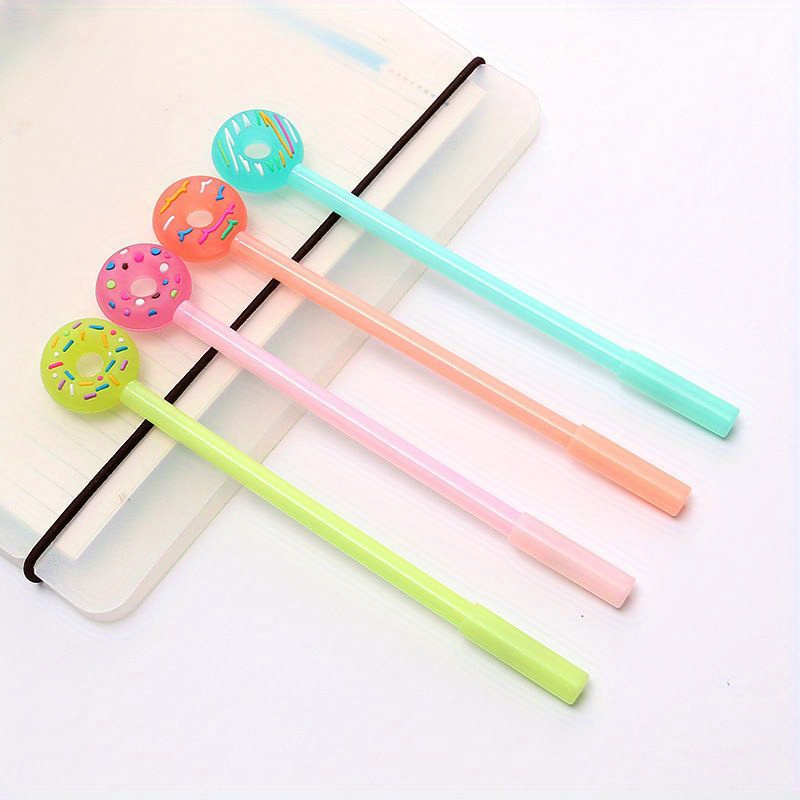 10Pcs / Pack 0.38mm Korean Cute Gel Pens Hot Sale School Stationery Office  Lovely Floral Sign Random