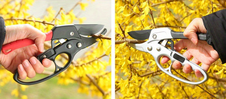 Garden Clippers Strong Pruning Shears Ratchet Pruning Shears - Temu