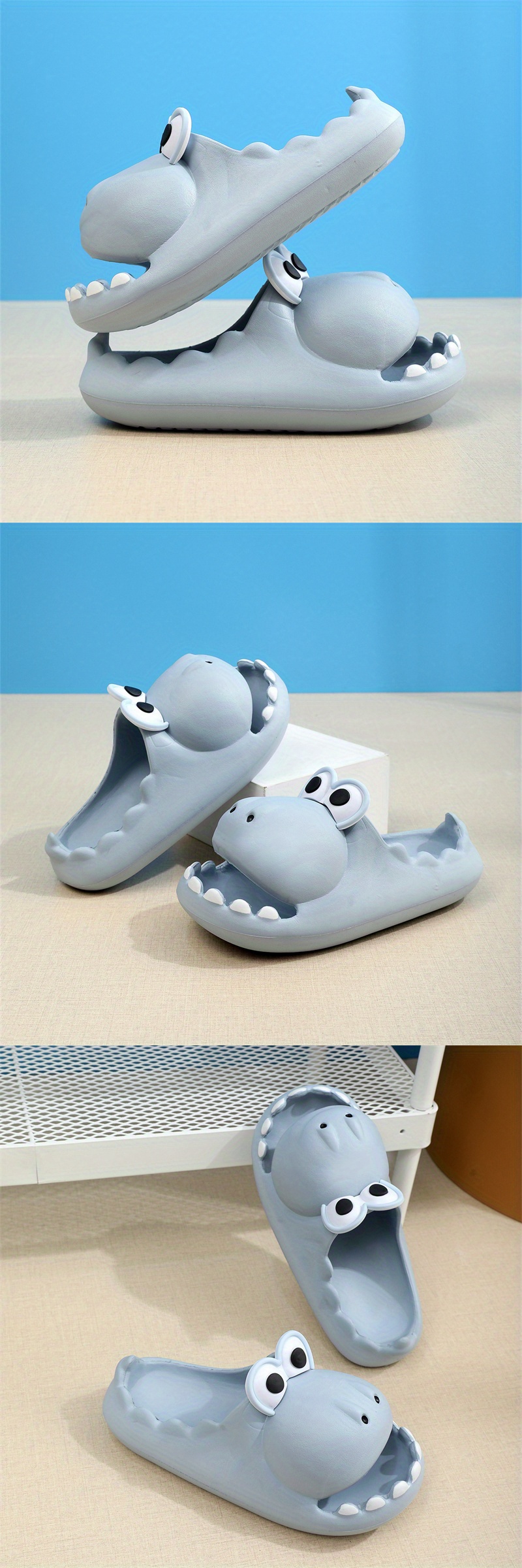 Hippo slippers hot sale