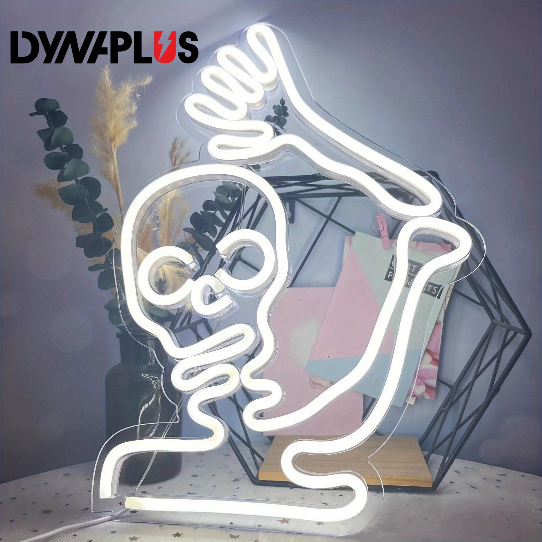 skeleton shape led neon sign lights withe line painting usb plug 2m line with switch transparent acrylic backplane pvc tube for halloween home shop bar decoration decor details 0