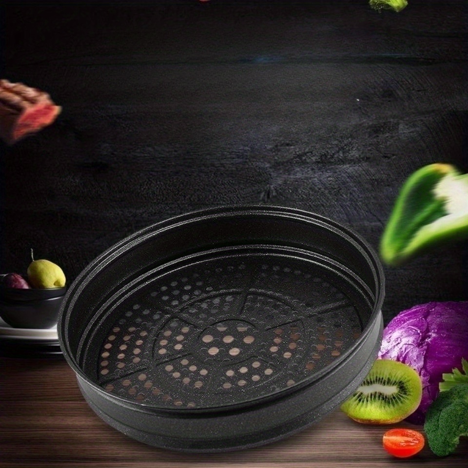 Single layer Cast Iron Non stick Coated Steamer Steamer Temu