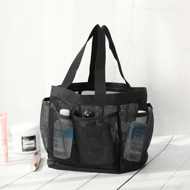 TERRA HOME Portable Shower Caddy Dorm - Foldable Mesh Tote - Dorm Room  Essentials - Durable Hanging Travel Bag - Perfect for College Students,  Men