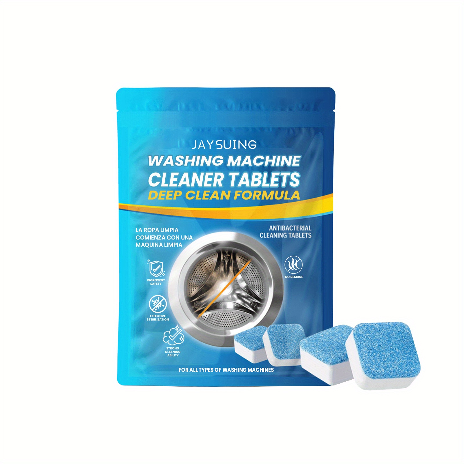 10Pcs Washing Machine Cleaner Descaler Deep Cleaning Tablets For