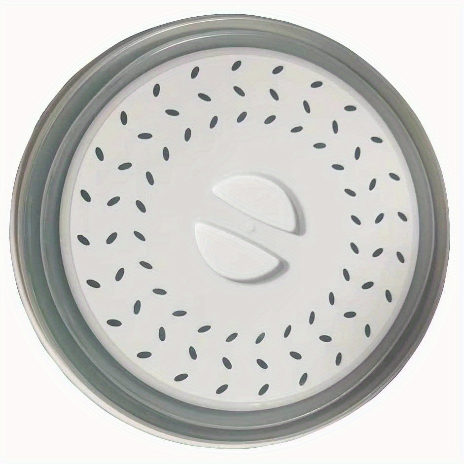 Tapa para Microondas Plegable Tapadera Microondas Colador Antisalpicaduras  con Ventilación de Plástico para Lavar la Cesta de Drenaje de Frutas  Verduras Gris 26,5cm : .es: Hogar y cocina