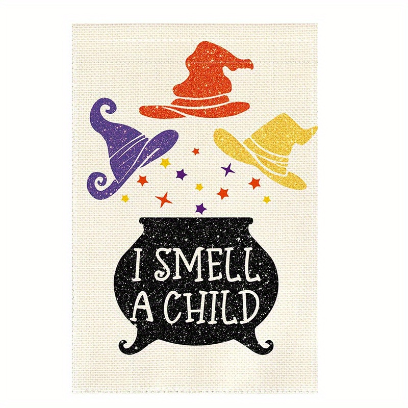 TEMU Spook Up Your Garden With This Double-sided Halloween Witch Flag!