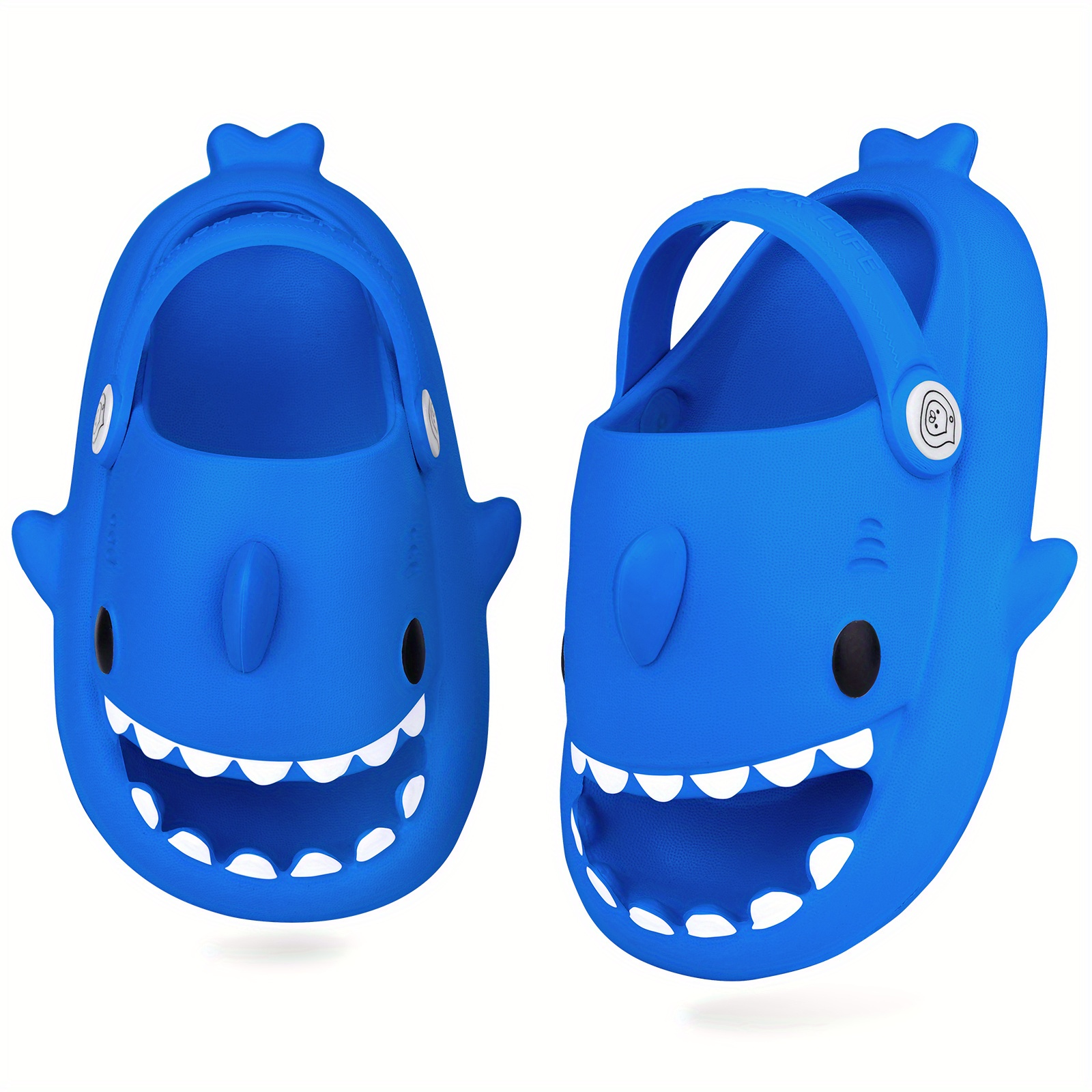 Boys Girls Shark Design Slippers Slides Eva Soft Sole Anti - Temu