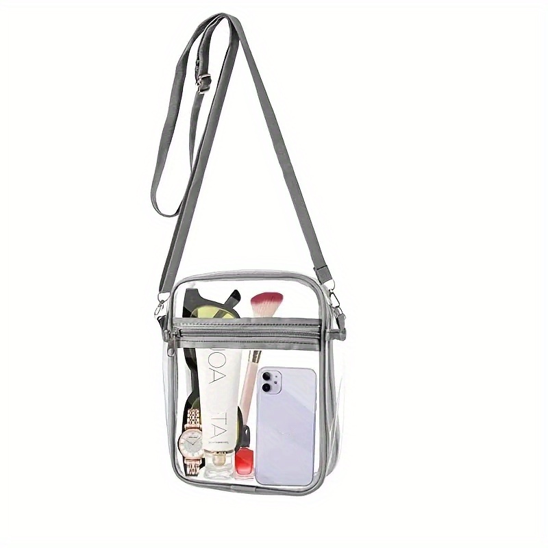 This clear crossbody bag is stadium and concert approved - TODAY