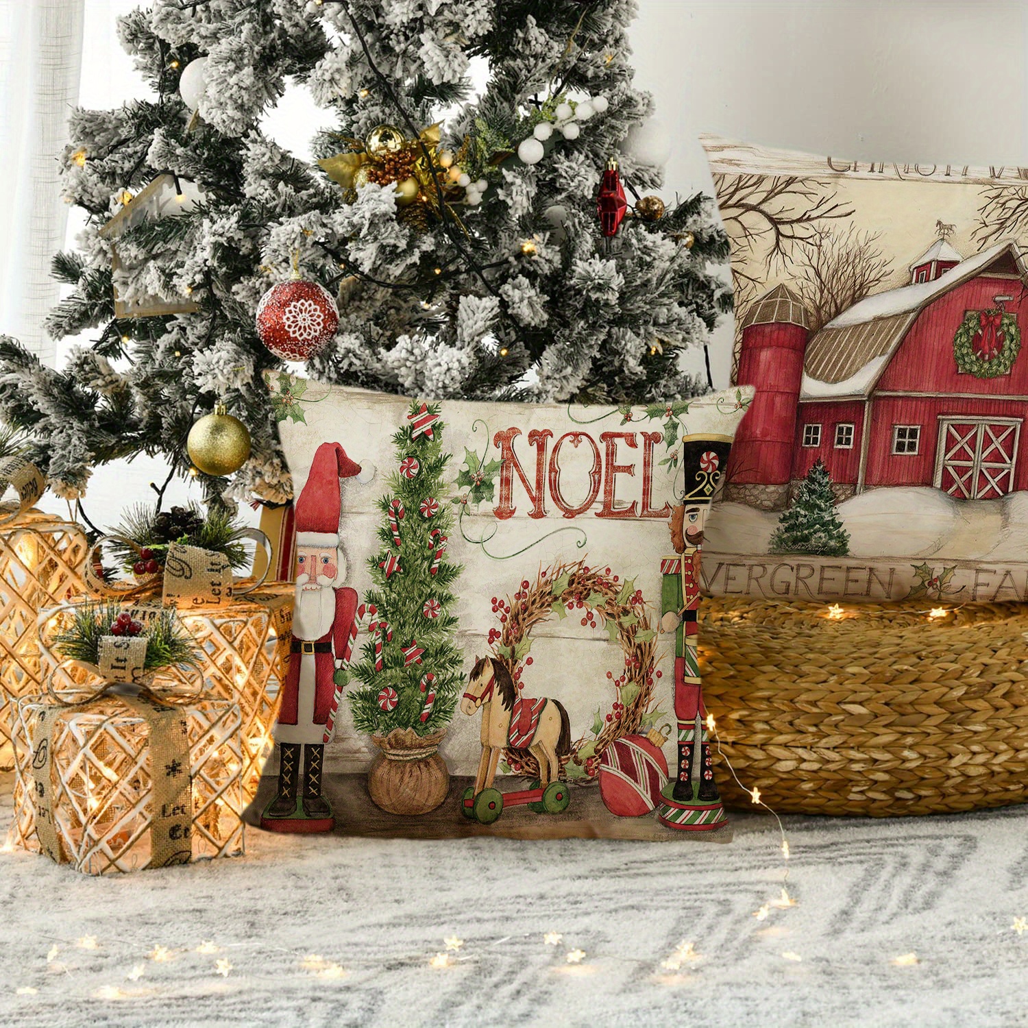 Farmhouse Truck Christmas Pillow - Bed Bath & Beyond - 35166973